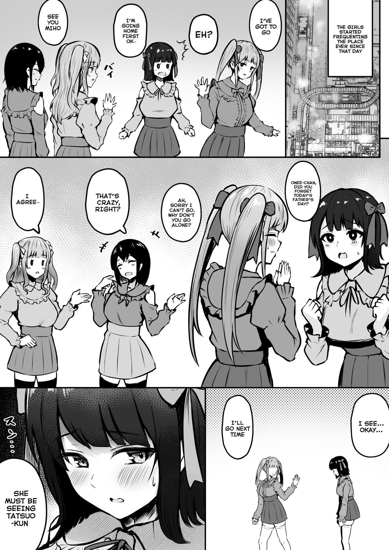hentai manga My Boyfriend Is Cuckold By My Sister Who Is A Landmine ~Ria Mitsuru\'s Older Sister And Her Younger Sister Who Works With Papa~